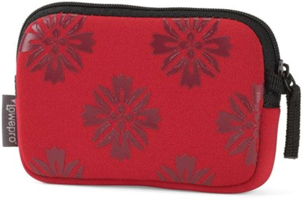 Lowepro Melbourne 10 Camera Pouch - True Red Flower