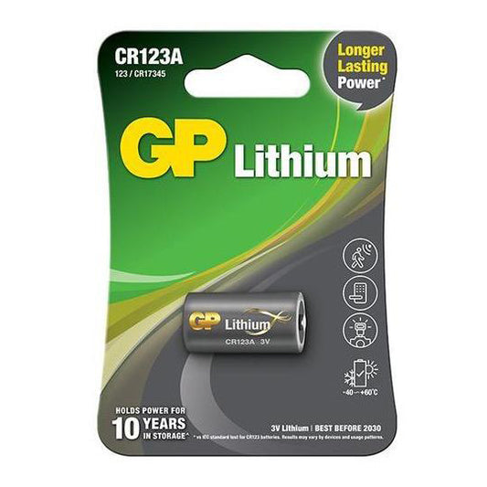 GP Lithium - CR123A 1pk