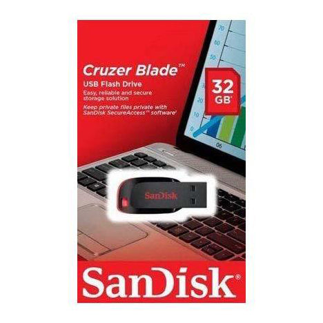 SanDisk Cruzer Blade USB Stick - 32GB