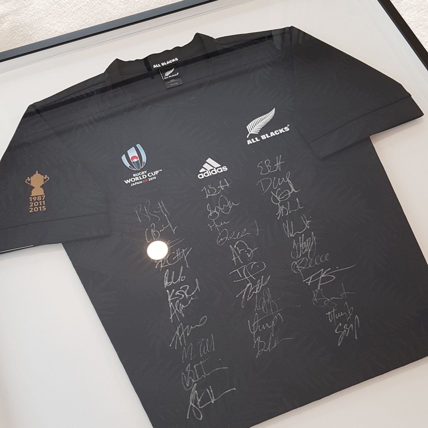 all black, rugby jersey, rugby world cup, 1987, 2011, 2015, japan 2019, adidas,