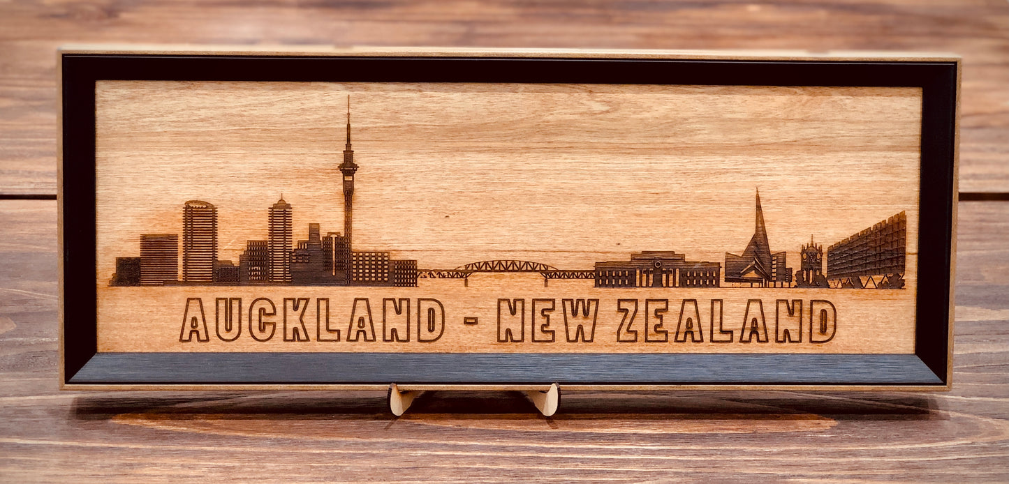 Engraved Wooden Sign-Framed