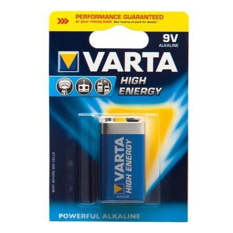 Varta Alkaline Long-life Power Battery - 9V 1pk
