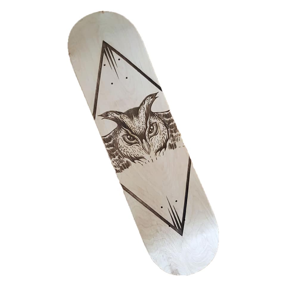 🛹 ENGRAVED SKATEBOARD 🛹