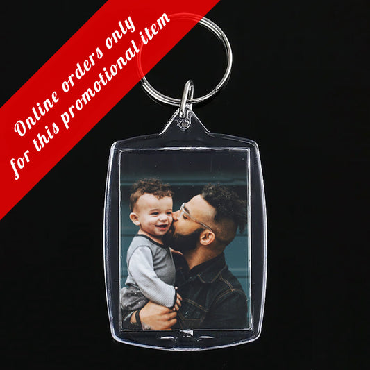 Plastic Keyring - Online Only