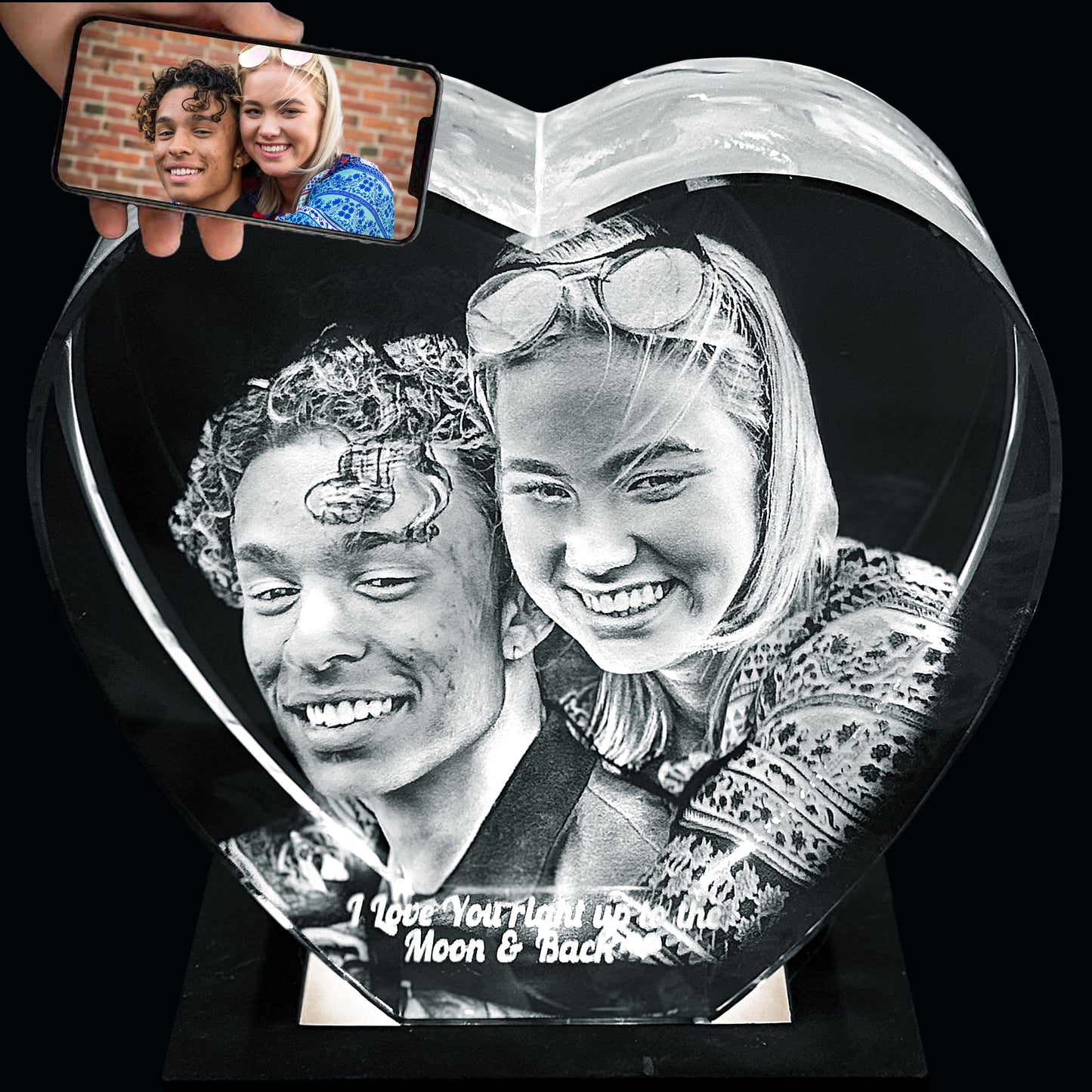 Heart 3D Crystal