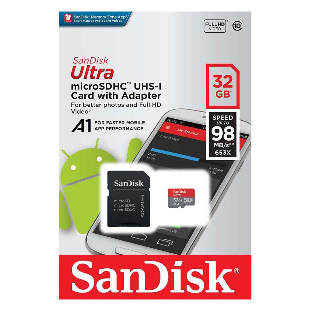Sanddian Micro SanDisk Micro SD Ultra - 32GB – The Photo Studio | Catch A Moment