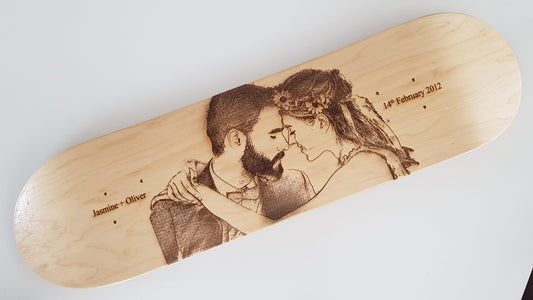 20x80cm Skateboard - Custom Engrave