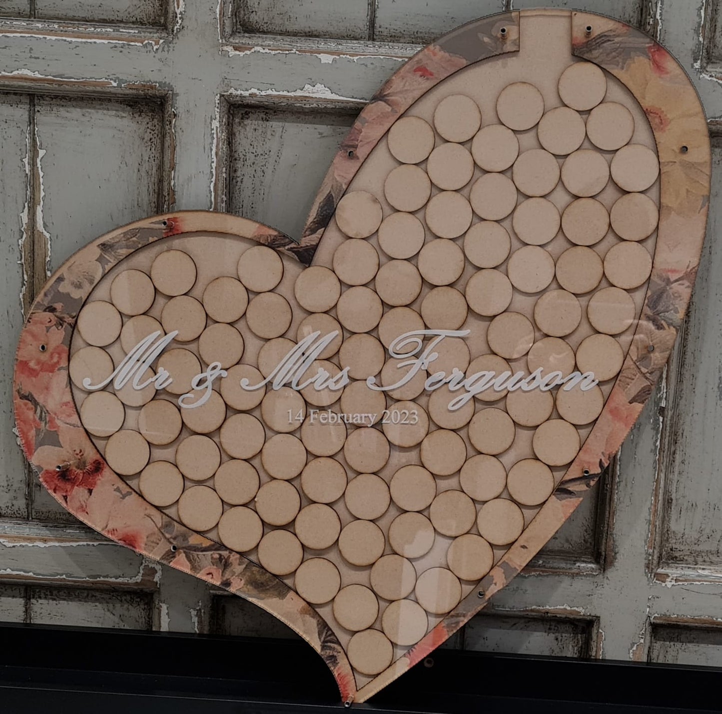 Custom Wooden Guest Book