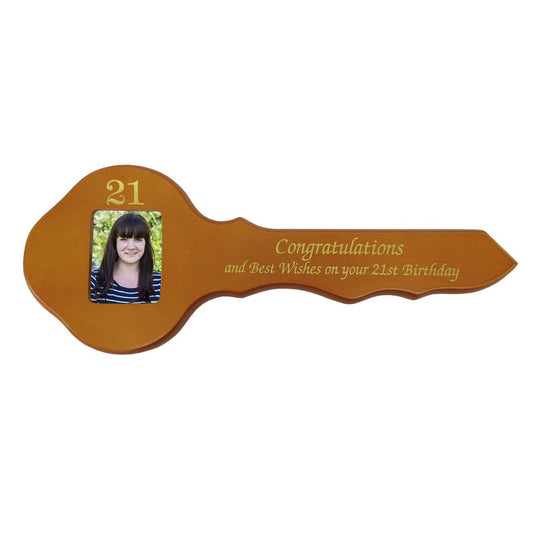 21st Celebration Key - Rimu Wood